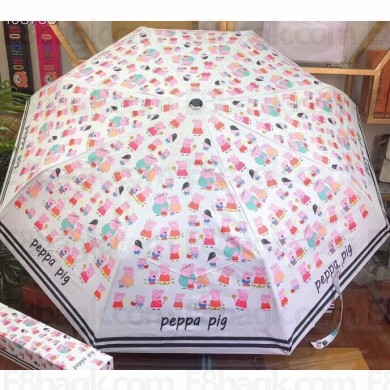 Peppa Pig Print Umbrella White
