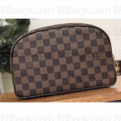 Louis Vuitton Toiletry 25 Bag N47624 Damier Ebene Canvas