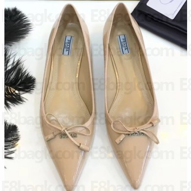 Prada Ballerinas Flats Nude with Bow 2019