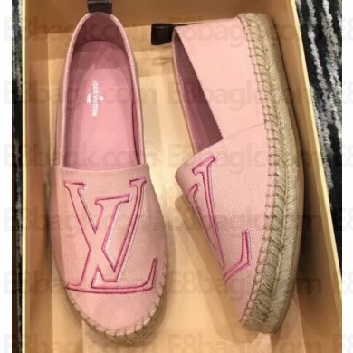 Louis Vuitton Seashore Flat Espadrilles Rose Clair 2019