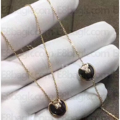 Cartier Real 18k amulette de bracelet with diamond XS model Black
