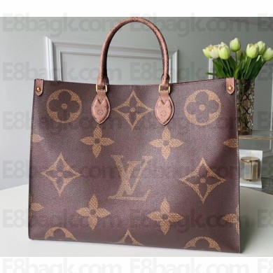 Louis Vuitton Monogram Giant Canvas Onthego Tote Bag M44576 2019