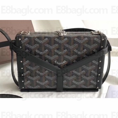 Goyard Minaudiere Trunk Case Bag Black 2019
