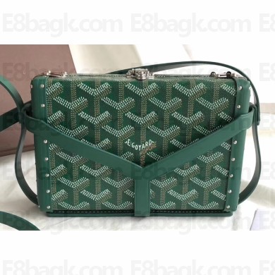 Goyard Minaudiere Trunk Case Bag Green 2019