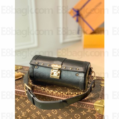 Louis Vuitton EPI leather Papillon Trunk Duffle Bag black M58655 2021