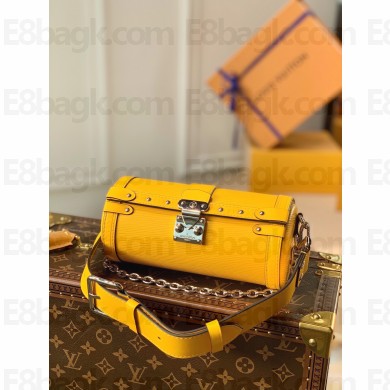 Louis Vuitton EPI leather Papillon Trunk Duffle Bag yellow M58647 2021