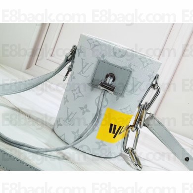 Louis Vuitton Monogram White Canvas Chalk Nano Bag M44631 2019