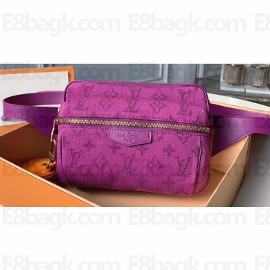 Louis Vuitton Denim Fabric Outdoor Bumbag M44624 Purple 2019