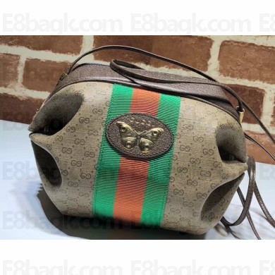 Gucci Mini GG Bag With Web And Butterfly 564582 2019