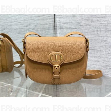 Dior medium Bobby Bag in tan Grained Calfskin 2024