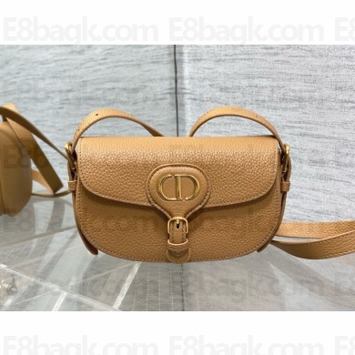 Dior Bobby East-West Bag in tan Grained Calfskin 2024