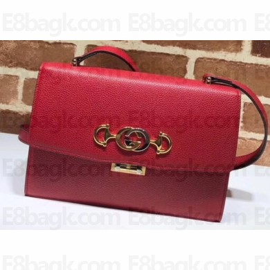 Gucci Zumi Grainy Leather Small Shoulder Bag 576338 Red 2019