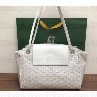 Goyard Rouette Shoulder Tote Bag White