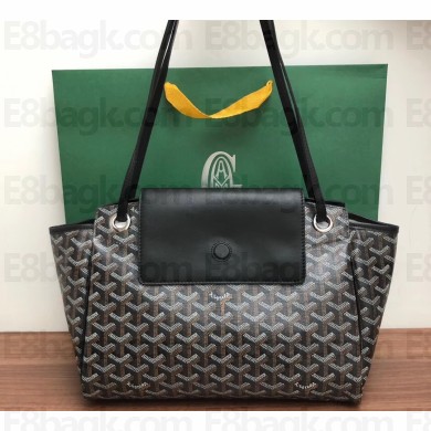 Goyard Rouette Shoulder Tote Bag Black