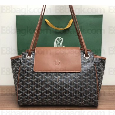 Goyard Rouette Shoulder Tote Bag Brown