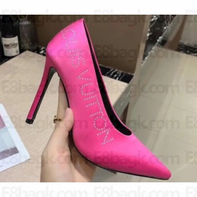 Louis Vuitton Heel 10cm Call Back Pumps Satin Pink 2019
