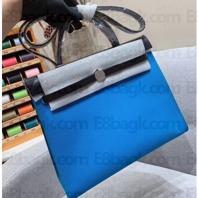Hermes Herbag Zip 31 Bag in Original Quality Black/Blue