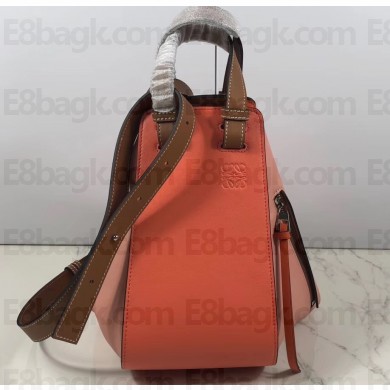 Loewe Classic Calf Hammock Small Bag Salmon Red/Pink/Brown