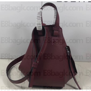 Loewe Classic Calf Hammock Small Bag Burgundy