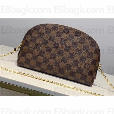 Louis Vuitton Cosmetic Pouch GM Bag M47353 Damier Ebene Canvas