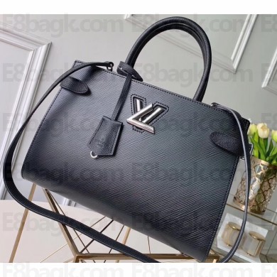 Louis Vuitton Epi Leather Twist Tote Bag M54810 Black