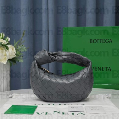 Bottega Veneta intrecciato leather mini jodie top handle bag Thunder 2023