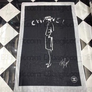 Chanel Coco Logo Beach Towel 150x95cm 2019