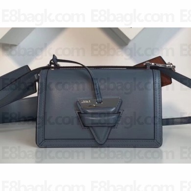 Loewe Boxcalf Barcelona Small Bag Baby Blue with Two Shoulder Strap
