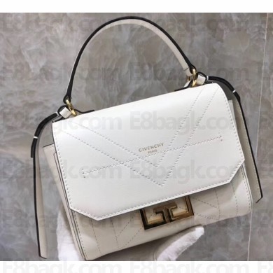 Givenchy Mini Eden Bag in Smooth Leather White 2019
