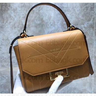 Givenchy Mini Eden Bag in Smooth Leather Brown 2019