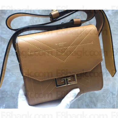 Givenchy Small Eden Messenger Bag in Smooth Leather Brown 2019