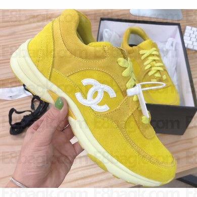 Chanel CC Logo Leather Sneakers G34360 02