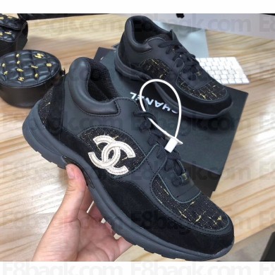 Chanel CC Logo Leather Sneakers G34360 06