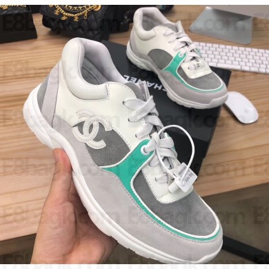Chanel CC Logo Leather Sneakers G34360 30