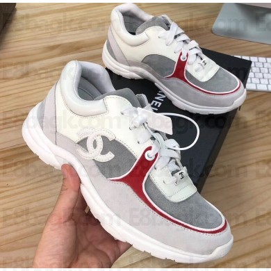 Chanel CC Logo Leather Sneakers G34360 31