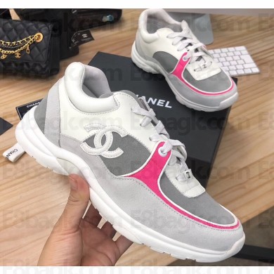 Chanel CC Logo Leather Sneakers G34360 32