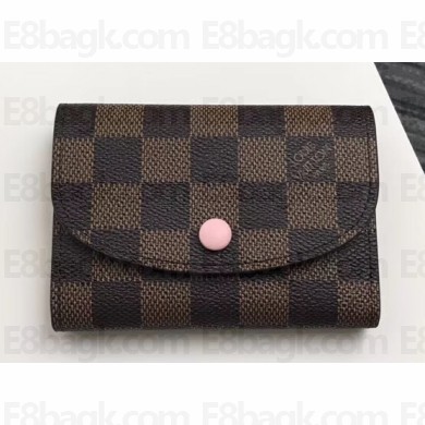 Louis Vuitton Rosalie Coin Purse Damier Ebene Canvas N64423