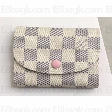 Louis Vuitton Rosalie Coin Purse Damier Azur Canvas N61276