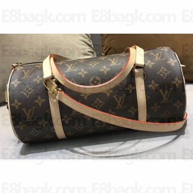 Louis Vuitton Round Drum Monogram Canvas Papillon NM Bag M40711