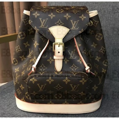 Louis Vuitton Monogram Canvas Backpack Bag with Front Pocket