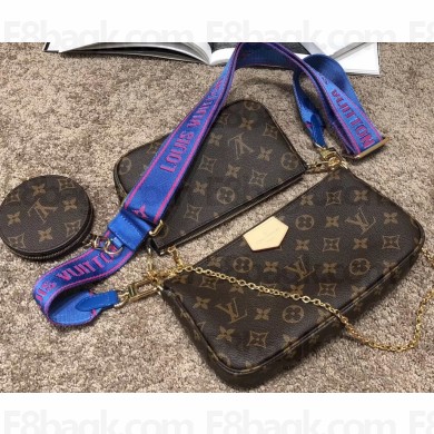 Louis Vuitton Multi-Pochette Accessoires Bag Blue