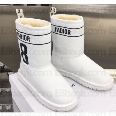 Dior J'adior 8 Snow Boots White 2019