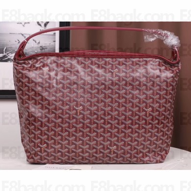 Goyard Fidji Shoulder Hobo Bag Burgundy