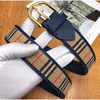 Burberry Width 3.5cm Leather Belt BUR22