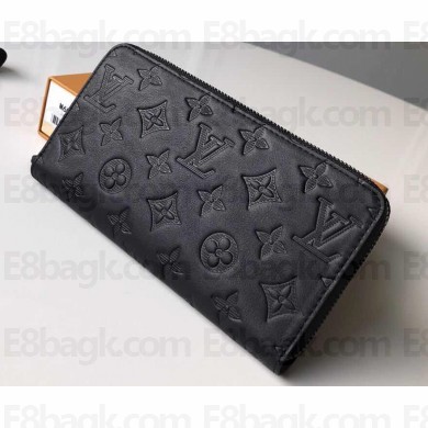 Louis Vuitton Zippy Wallet Monogram Black