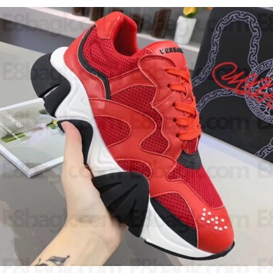 Versace Squalo Women/Men Sneakers Red 2019