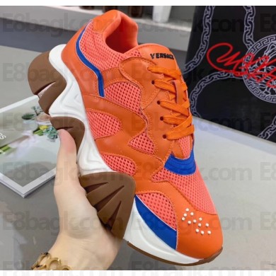 Versace Squalo Women/Men Sneakers Orange 2019
