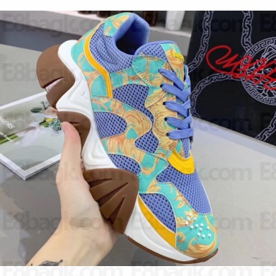 Versace Squalo Women/Men Sneakers Sky Blue 2019