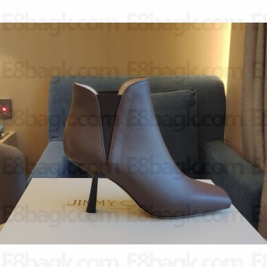 Jimmy Choo Marcelin 85 leather ankle boots in grey 1105-2024