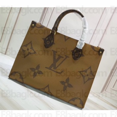 Louis Vuitton Monogram Giant Canvas Onthego Tote Small Bag M44577 2019